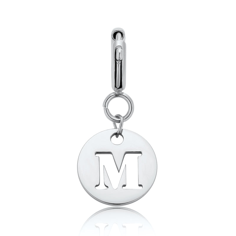 totwoo Letter Charm (Silver/Rose Gold/Black)
