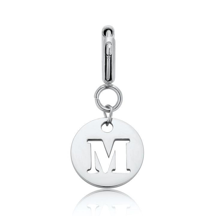 totwoo Letter Charm (plata/oro rosa/negro)