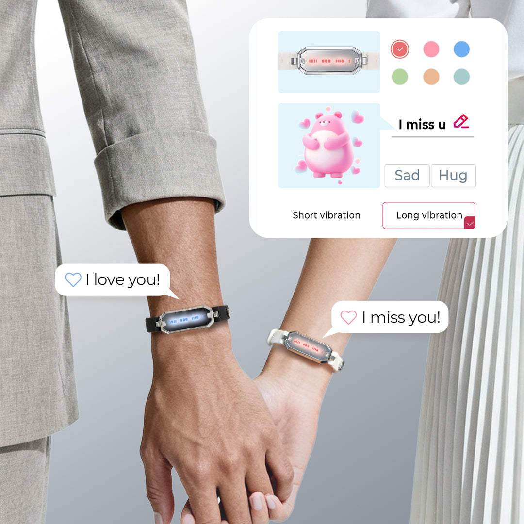 [10th Anniversary Limited Edition] Morse Love Touch Bracelets with Silicone