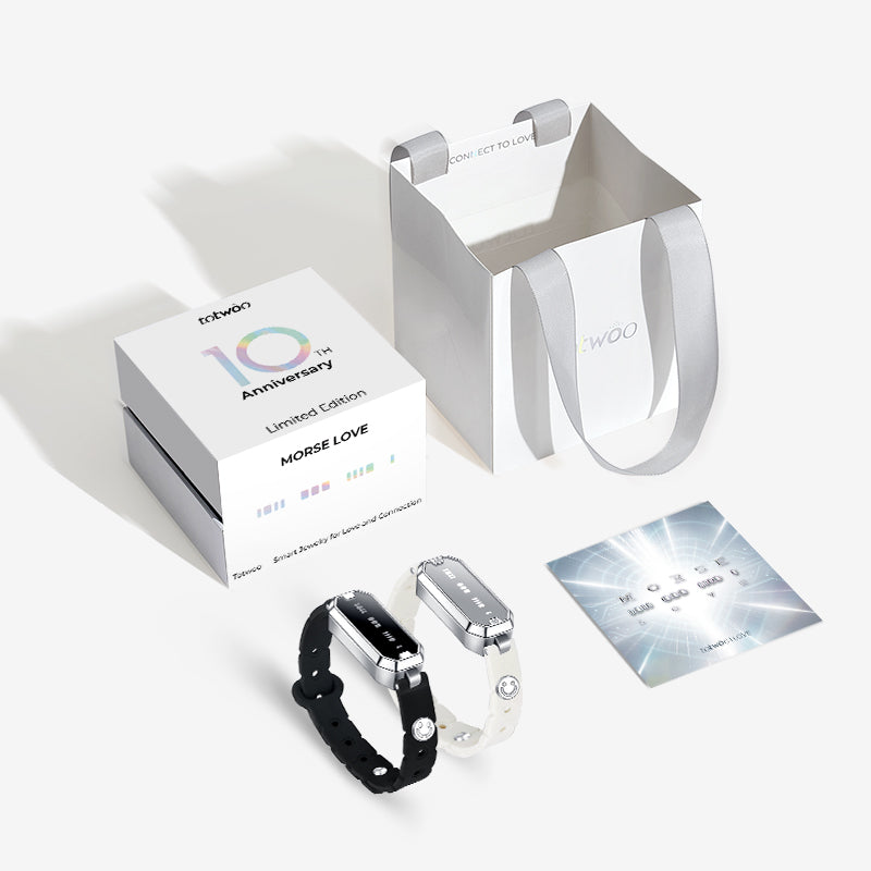 [10th Anniversary Limited Edition] Morse Love Touch Bracelets with Silicone