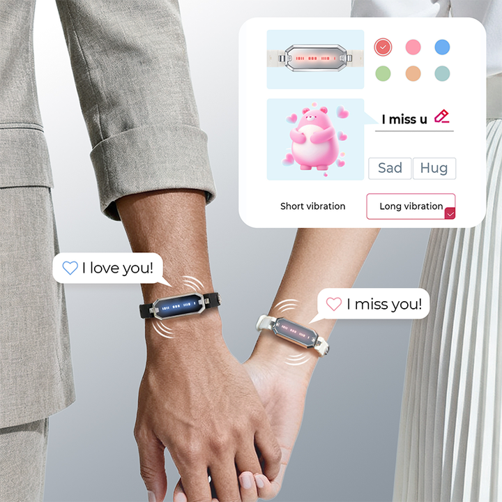 Morse Love Touch Bracelets with Silicone