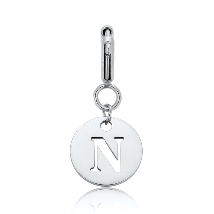 totwoo Letter Charm (plata/oro rosa/negro)