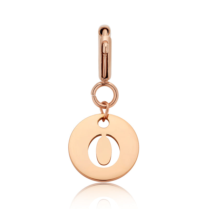 totwoo Letter Charm (Silver/Rose Gold/Black)