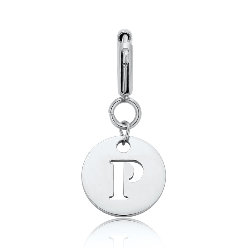 totwoo Letter Charm (Silver/Rose Gold/Black)