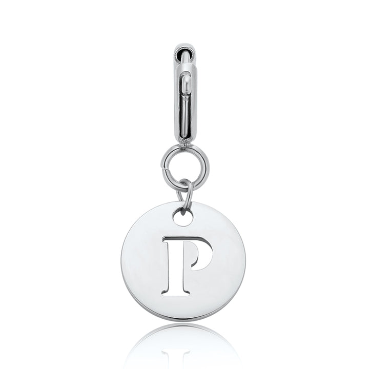 totwoo Letter Charm (plata/oro rosa/negro)