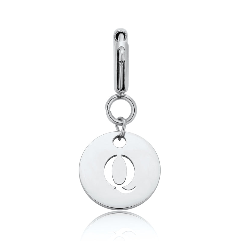 totwoo Letter Charm (Silver/Rose Gold/Black)