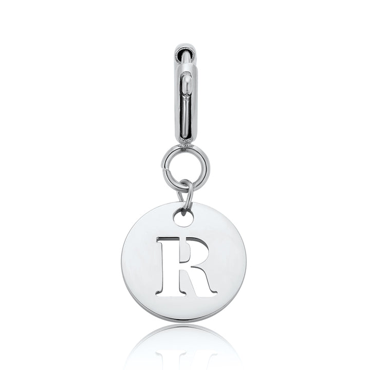 totwoo Letter Charm (plata/oro rosa/negro)