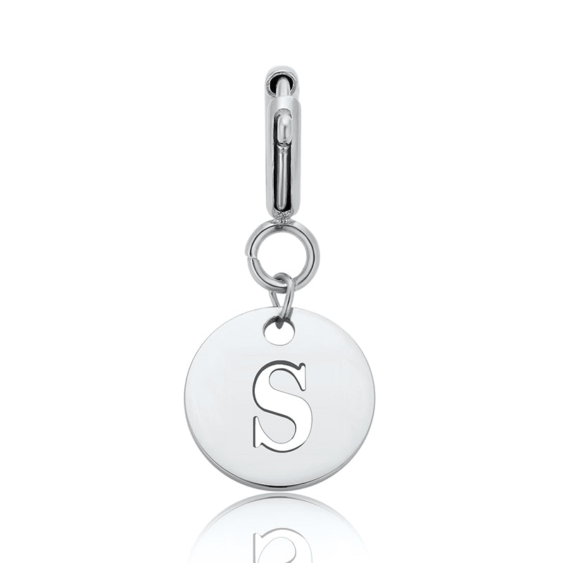 totwoo Letter Charm (Silver/Rose Gold/Black)
