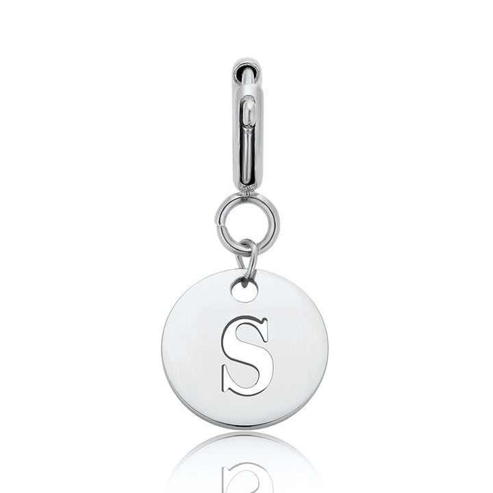 totwoo Letter Charm (plata/oro rosa/negro)