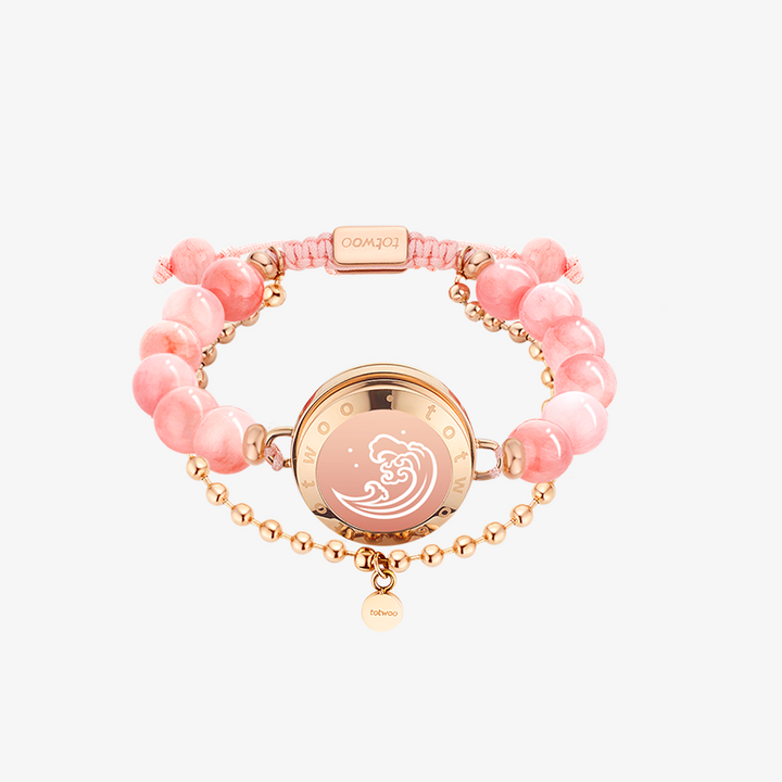 Pulsera con cuentas de Sea Touch con jade persa rosa
