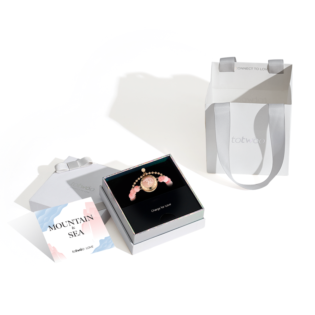 Pulsera con cuentas de Sea Touch con jade persa rosa