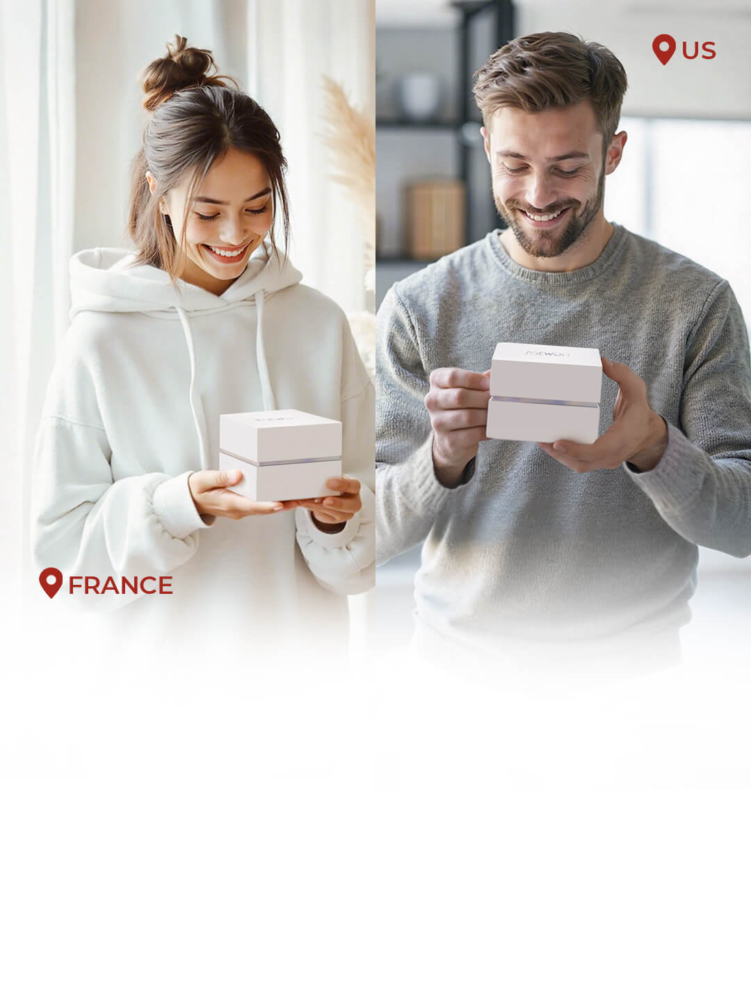 Totwoo公式ストア - タッチブレスレット & 愛のためのスマート