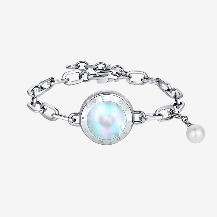 Bracelet Soulmate 2.0 Single Touch (chaîne Figaro argentée)