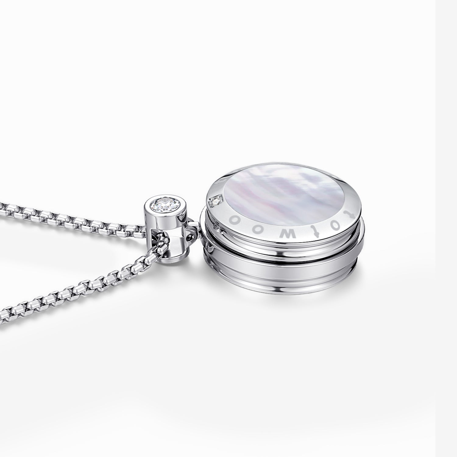 Soulmate 2.0 Touch Necklace with Mother of Pearl Panel