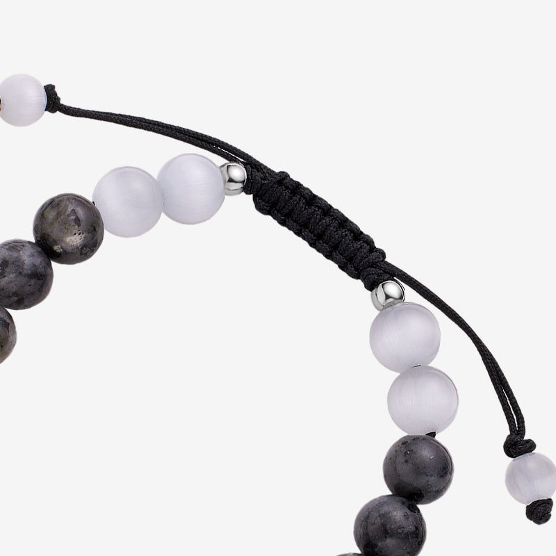 Sol y luna Celestial Bond Pulseras con cuentas