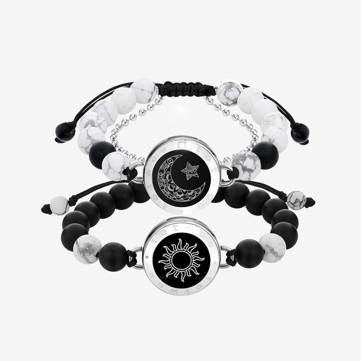 Sun & Moon Touch Bracelets with Matching Beads