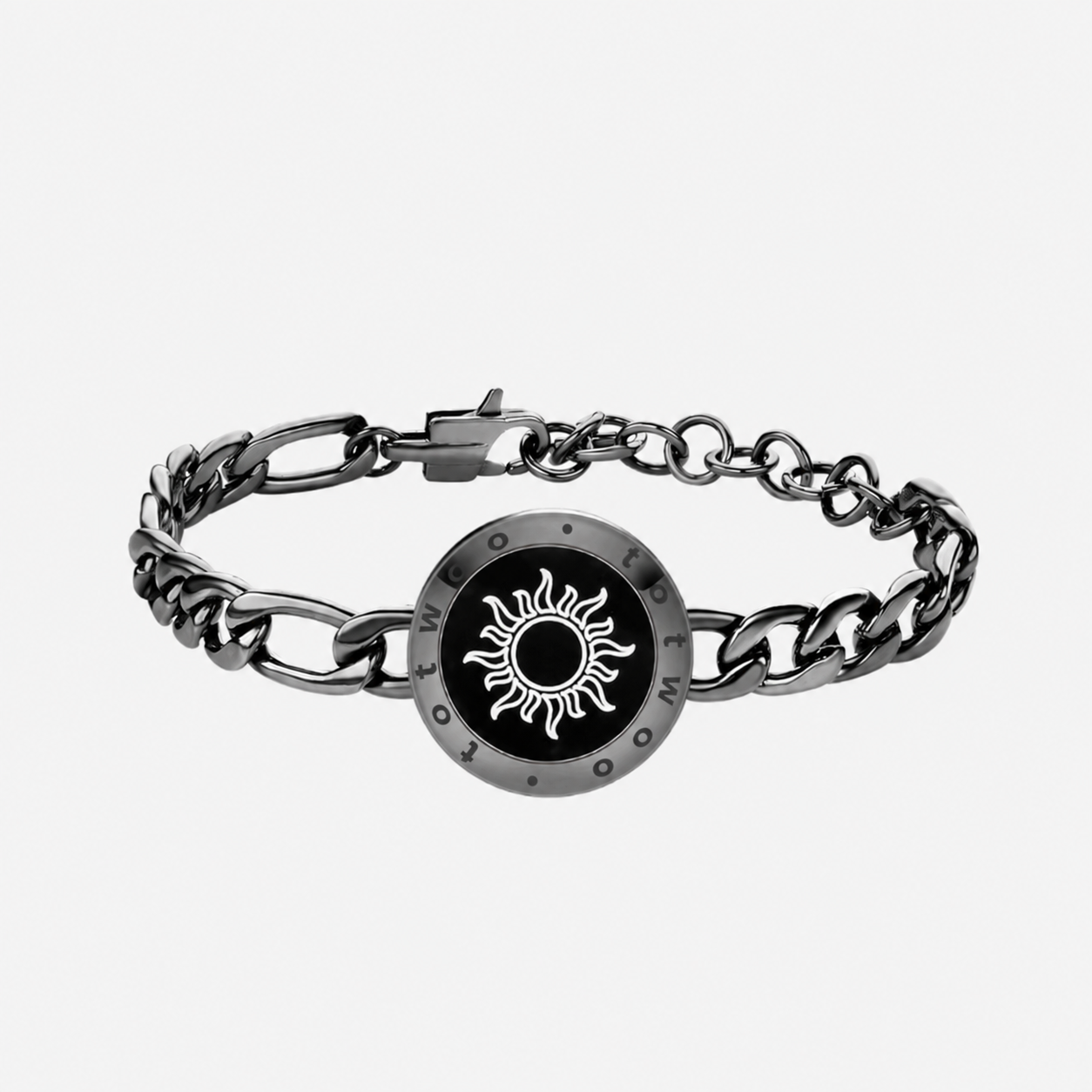 Sun_Single_Touch_Bracelets_with_Figaro_Chain-1