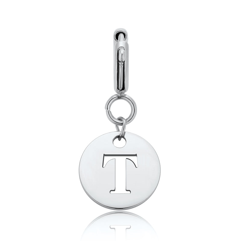 totwoo Letter Charm (Silver/Rose Gold/Black)