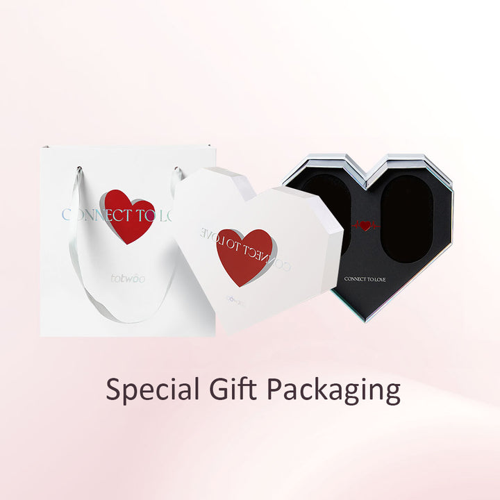 [Weißes Herz Geschenkverpackung] Sonnen- und Mond -Touch -Armbänder mit Schlangenkette
