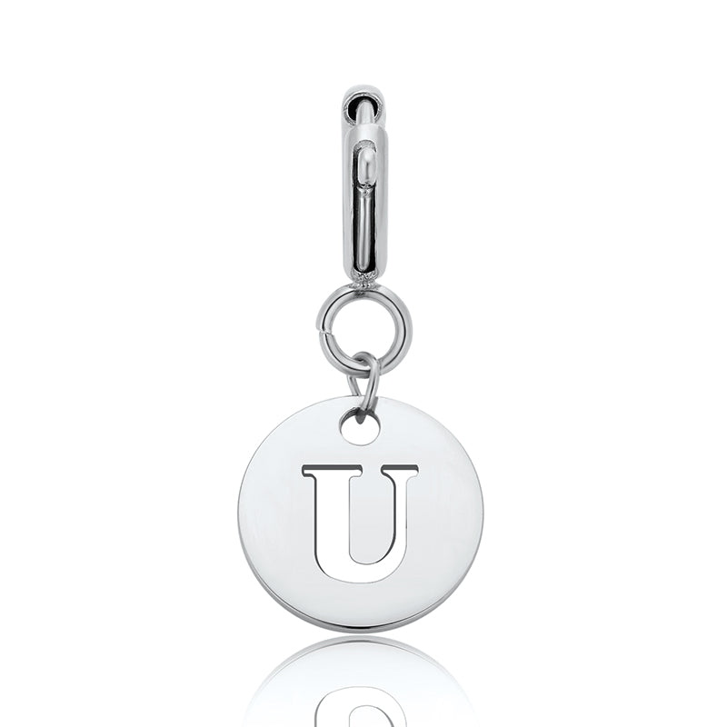 totwoo Letter Charm (Silver/Rose Gold/Black)