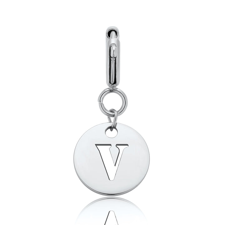 totwoo Letter Charm (plata/oro rosa/negro)
