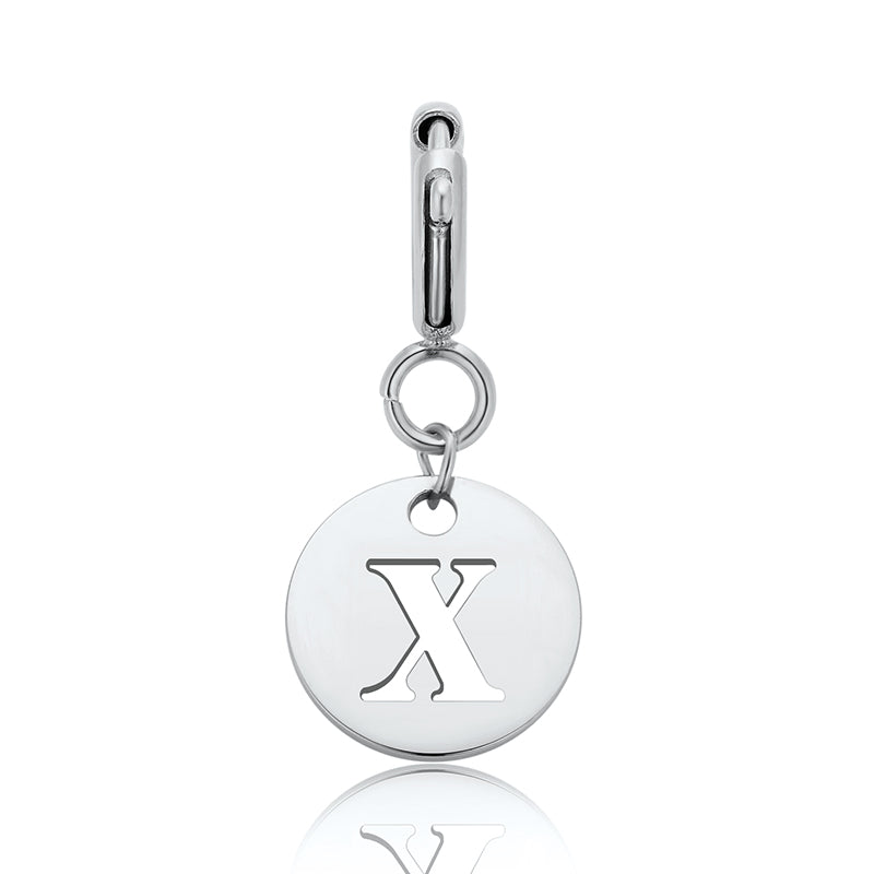 totwoo Letter Charm (Silver/Rose Gold/Black)