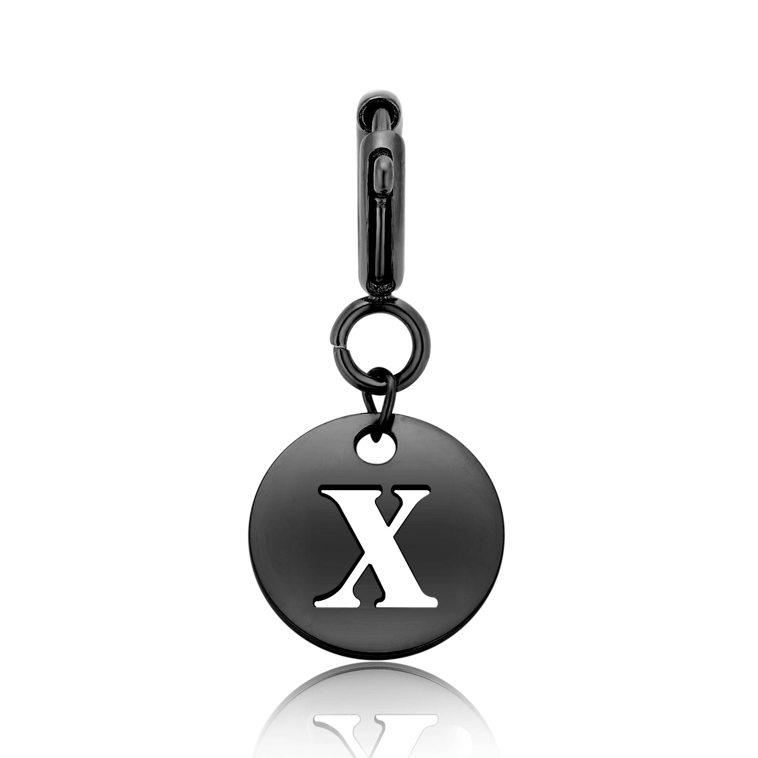 totwoo Letter Charm (Silver/Rose Gold/Black)