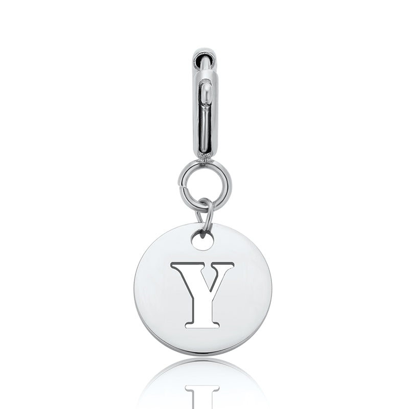 totwoo Letter Charm (Silver/Rose Gold/Black)