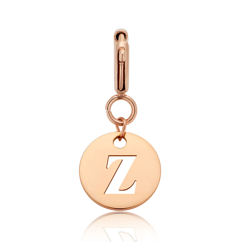 totwoo Letter Charm (Silver/Rose Gold/Black)