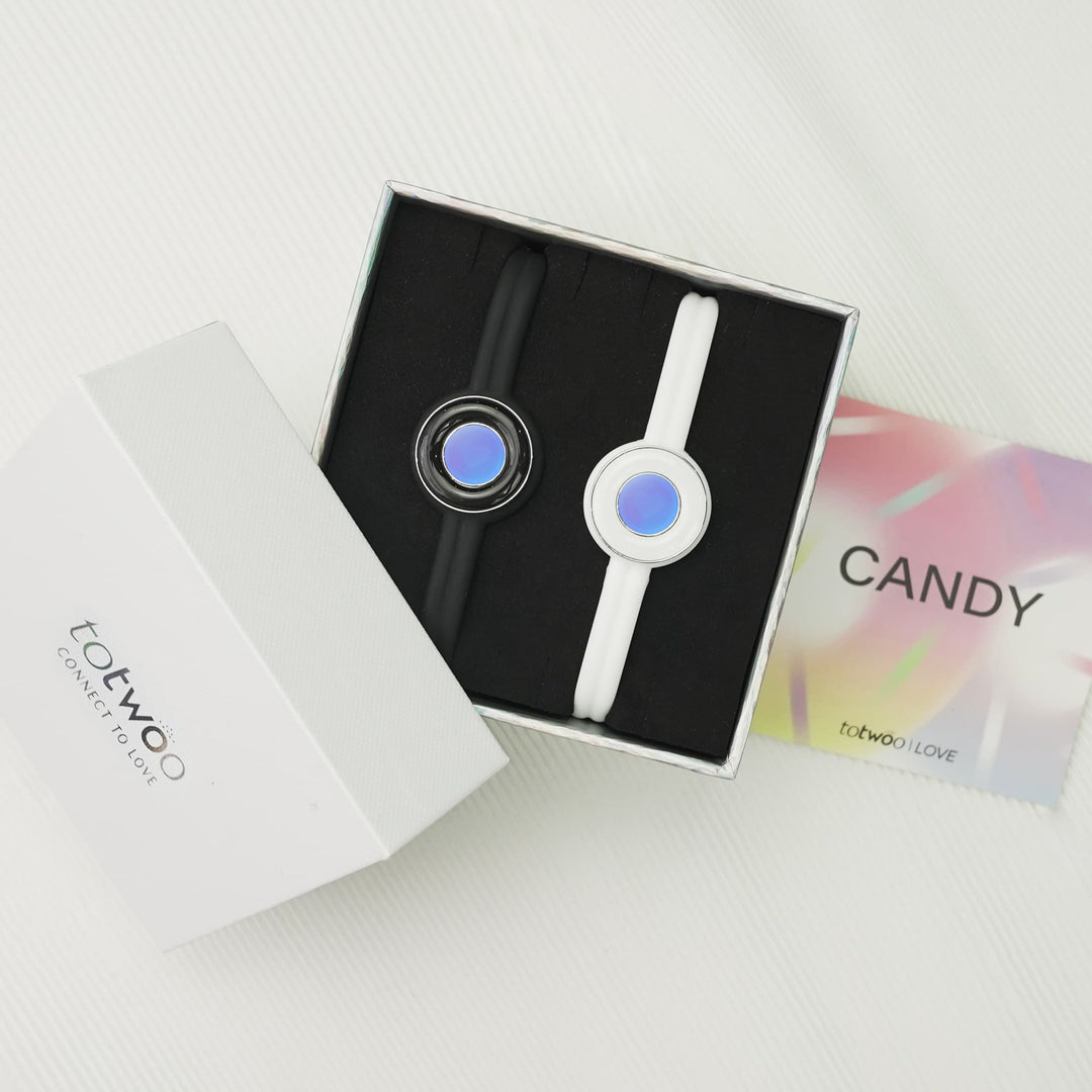 Braceletas Touch Touch Candy Original (negro+blanco)