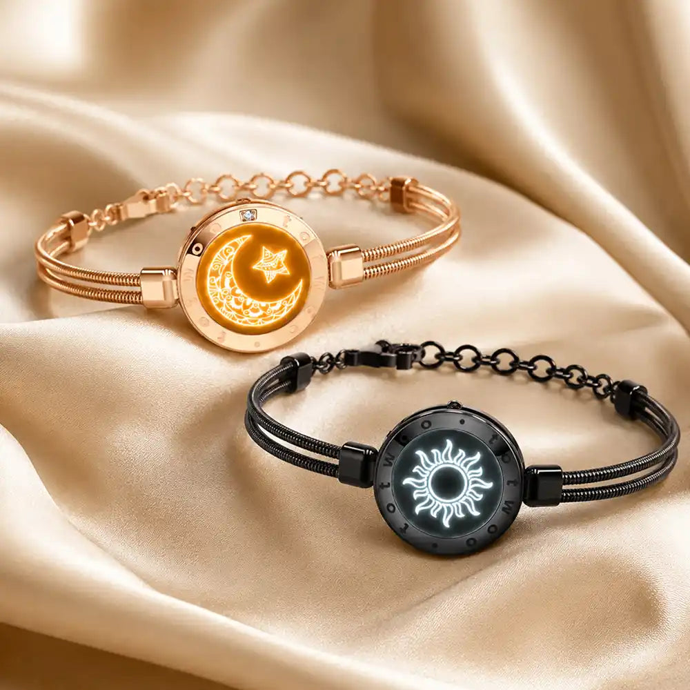 Bracelets Sun & Moon Touch avec chaîne serpent