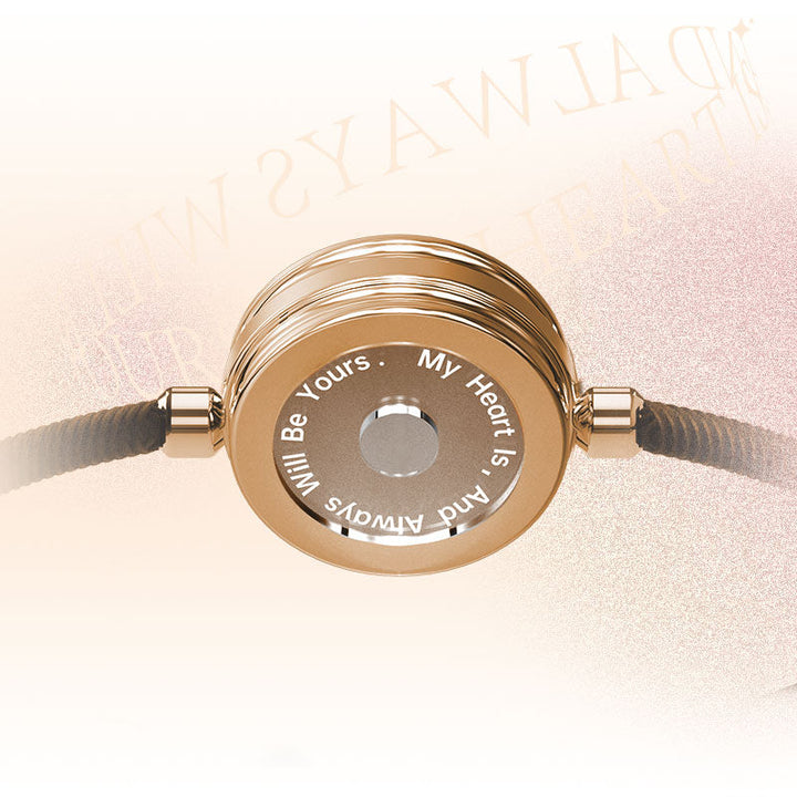 Pulsera táctil lunar con cuerda de milan soltera