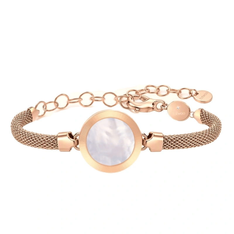 Soulmate 3 Signature rose gold mesh bracelet touch animation