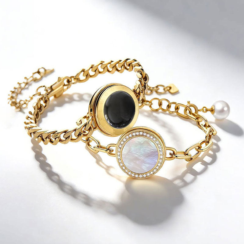 Soulmate 2.0 Touch Bracelets - Gold Cuban & Paperclip Chains