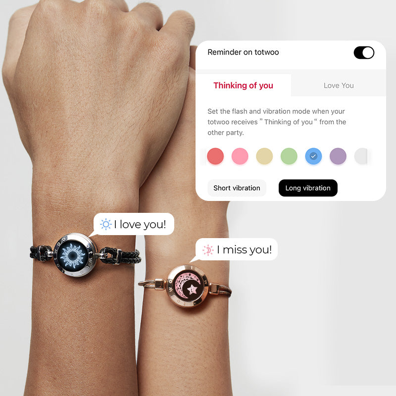 Sun And Moon Bracelet Bracelet Vibrant Couple Bond Touch Totwoo Bracelets/long Distance Bracelets/bond Bracelets Sun And Moon Bracelet Bracelet Vibrant Couple Bond Touch Totwoo Bracelets/long Distance Bracelets/bond Bracelets