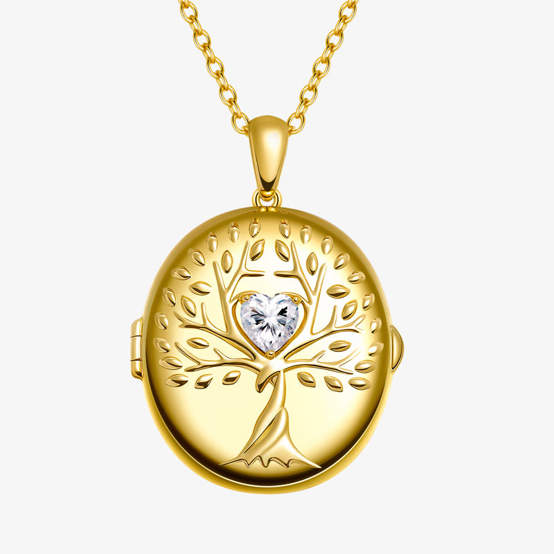 TOTWOO Tree of Life AI smart locket necklace
