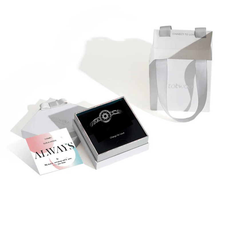 Sun Single Touch Bracelets with Figaro Chain