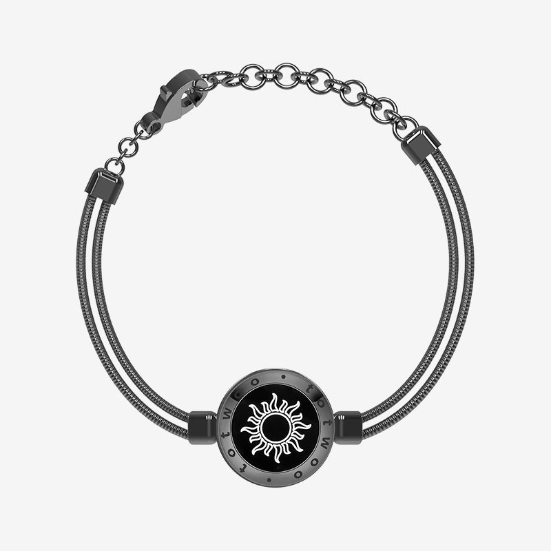 Sun Touch Bracelet with Snake Chain Single