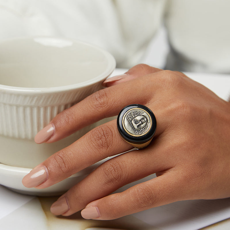 totwoo MEET Hermes Greek Coin Smart Ring