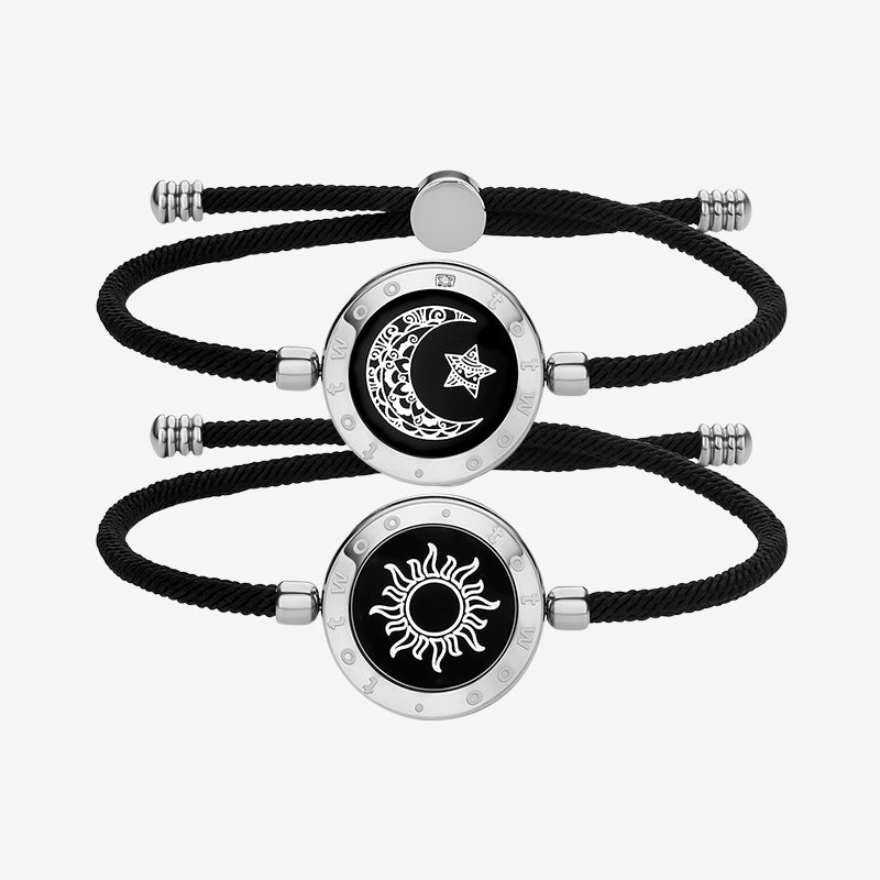 Sun&Moon Touch Bracelets with Milan Rope Set – totwoo – totwoo