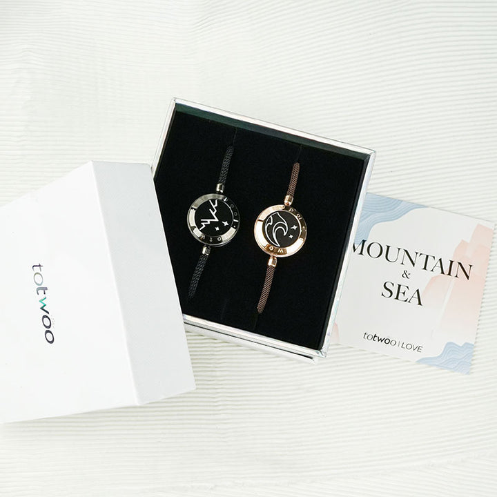 Totwoo Mountain&Sea Touch Bracelets Set
