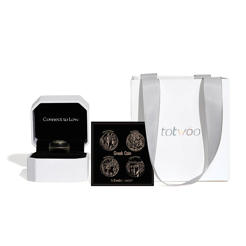 totwoo MEET Athena Greek Coin Smart Ring