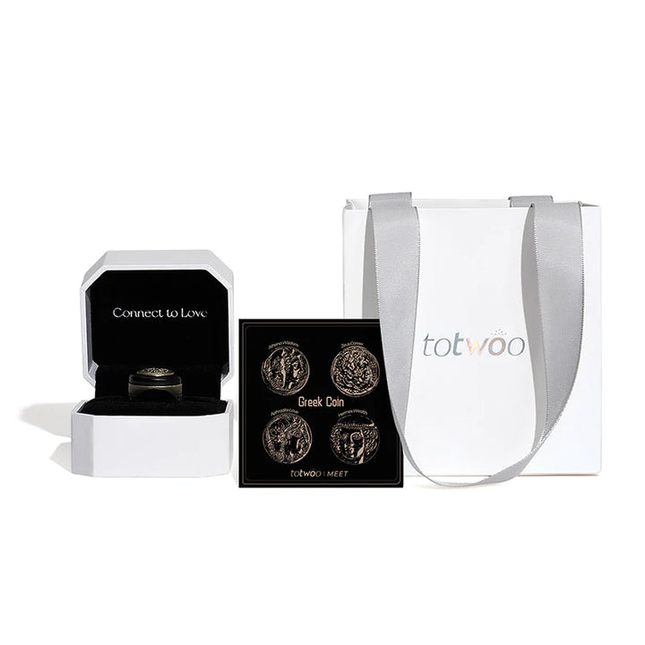 totwoo MEET Athena Greek Coin Smart Ring