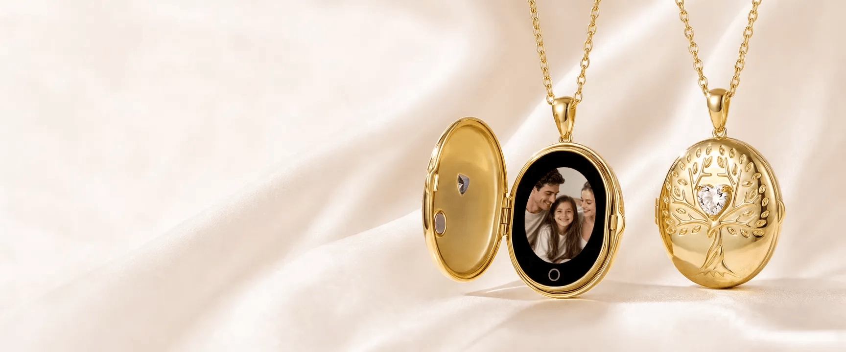Totwoo Smart Locket مع ذاكرة عائلية بالداخل